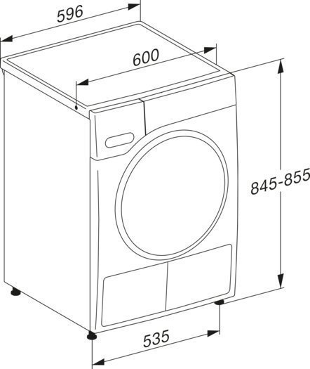 MIELE TWA520WP 8 kg Active Wärmepumpentrockner T1 White Edition (8 kg, Lotosweiß)