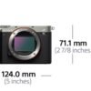4548736121720_4.jpg SONY ALPHA 7C KIT+SEL2860 Systemkamera mit Objektiv 28-60 mm, 7,6 cm Display Touchscreen, WLAN