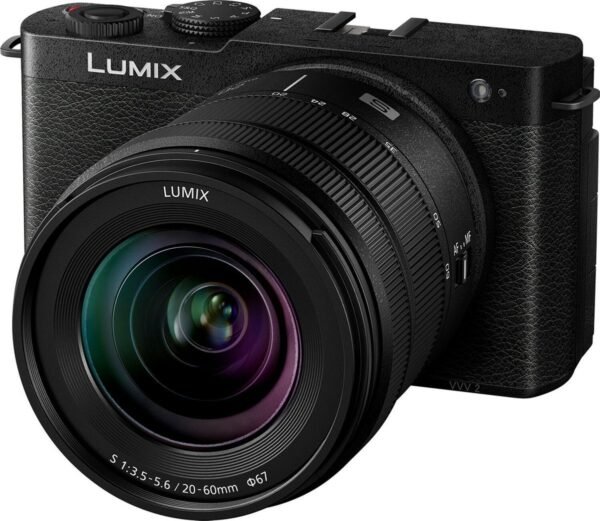 5025232968985_2.jpg PANASONIC LUMIX S9 JET BLACK+20-60MM/F3.5-5.6 S Systemkamera mit Objektiv 20 – 60 mm, 7,6 cm Display Touchscreen, WLAN