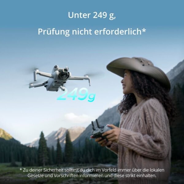 DJI Mini 4 Pro Fly More Combo (DJI RC 2)  Mini-Kameradrohne, Grau
